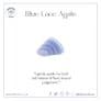Blue Lace Agate Crystal - Single Polished Tumblestone